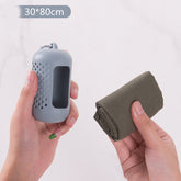 ActiveGear RO Yoga towel and silicone carrying bag, dimensions 30*80cm, ideal for gym and travel.